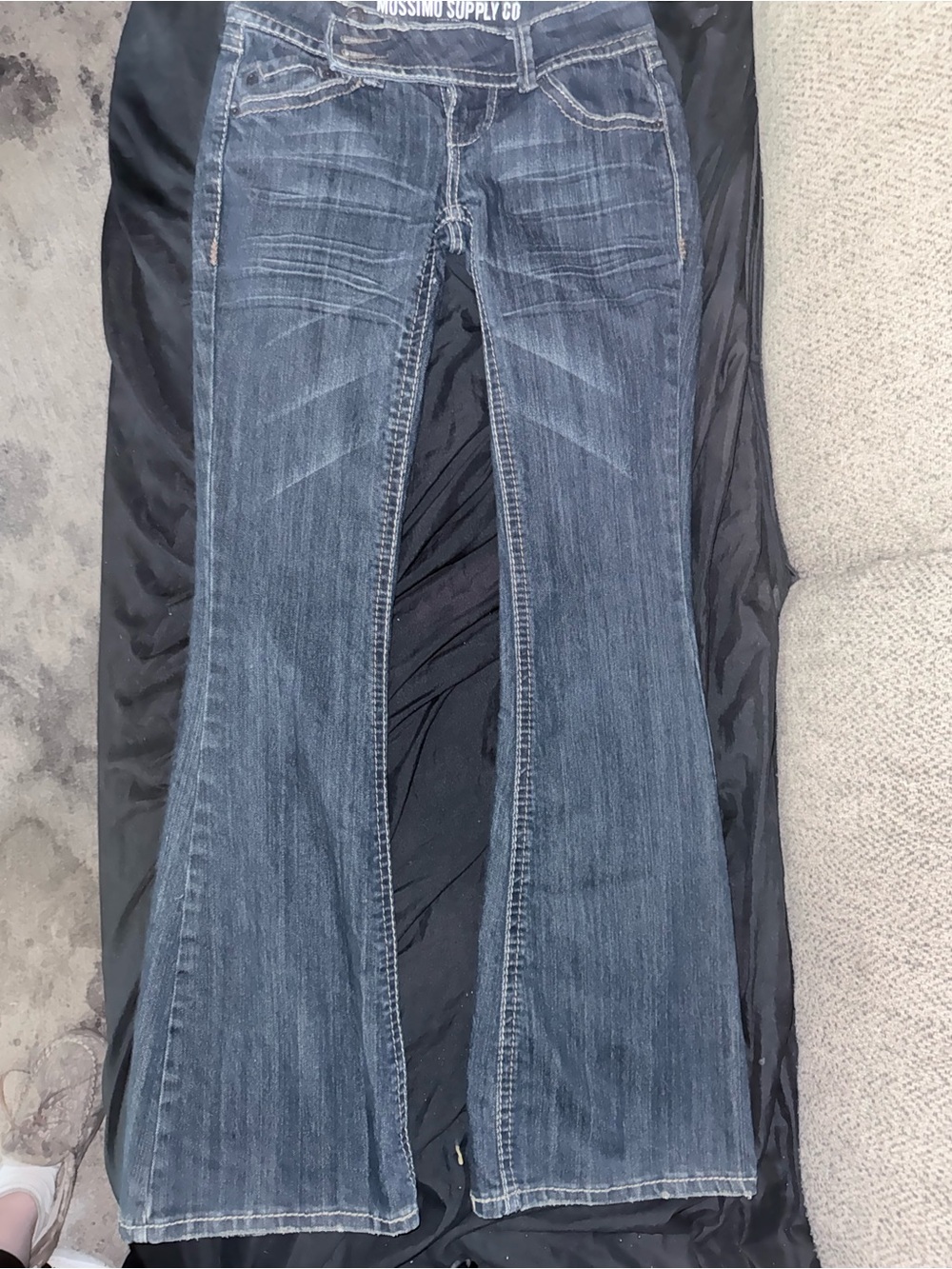 Mossimo Supply Co. Women's Dark Blue Flare Jeans